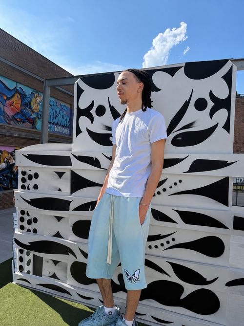 Monarc BM shorts (SKY BLEU)